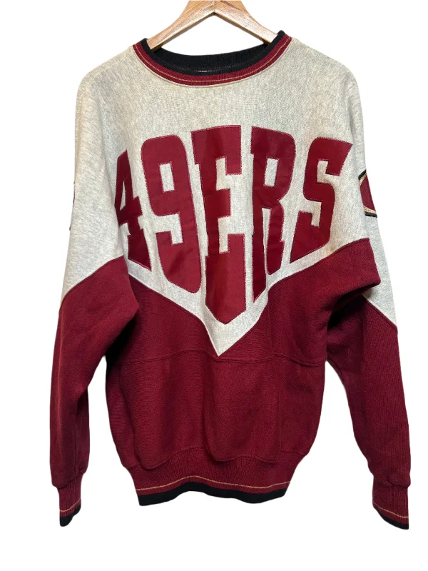 Legends Athletic 49ers Grey Two Panel Jumper (Size L) Printed Sweatshirt Hoodie