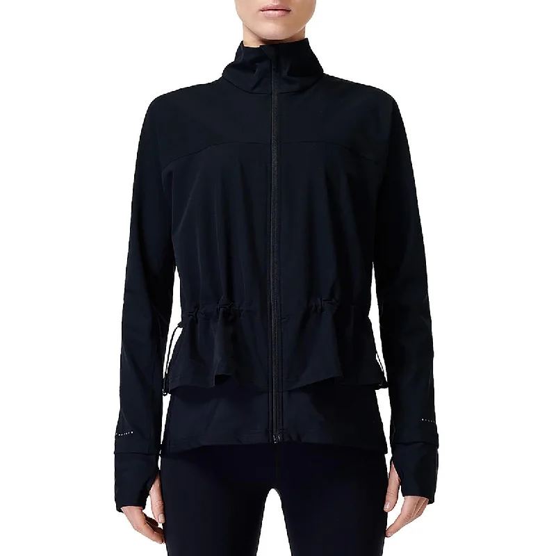 Sweaty Betty Womens Fitness Workout Zip-Up Jacket Fashionable Sweatshirts for Women