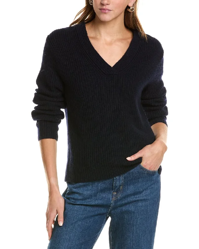 Vince Shaker Rib Wool & Alpaca-Blend Sweater Fleece sweaters