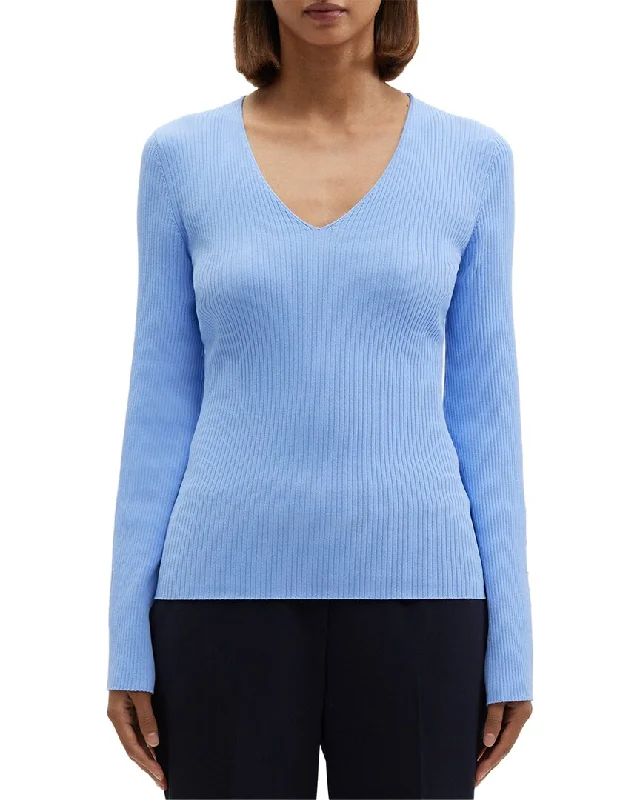 Theory Wide-Sleeve Cashmere Sweater Cotton sweaters