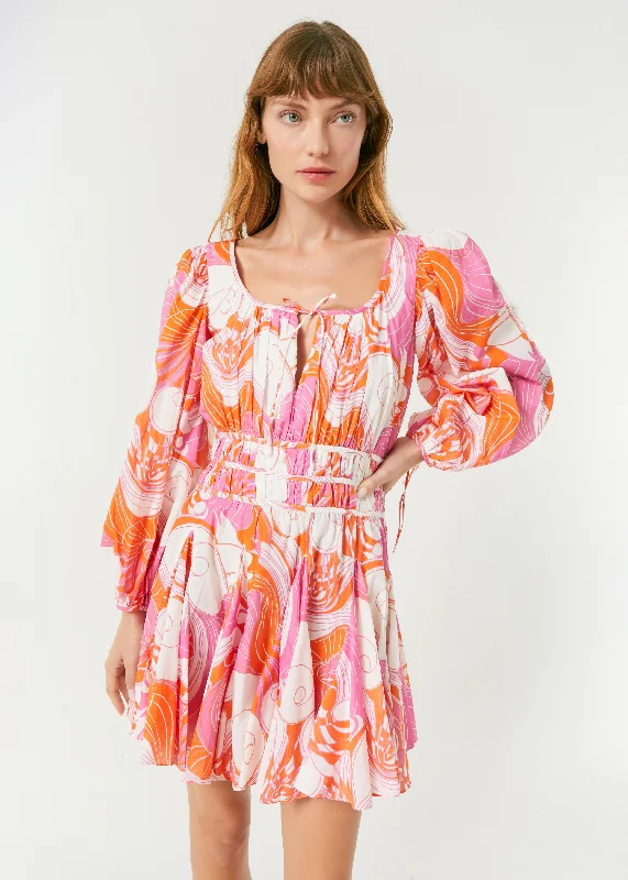 Leona Dress | Pink Deco Surf Best value mini dresses