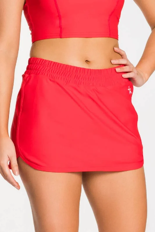 Sports Skirt in Red Comfortable unclassified skirts