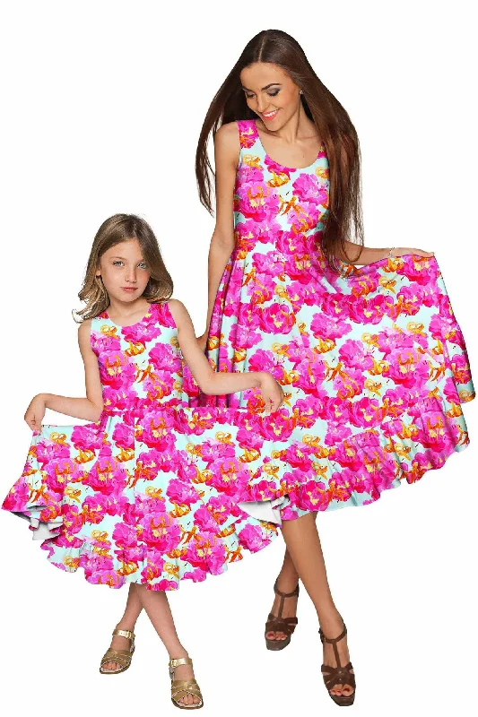 Sweet Illusion Vizcaya Fit & Flare Midi Mommy and Me Dresses Elegant midi dresses