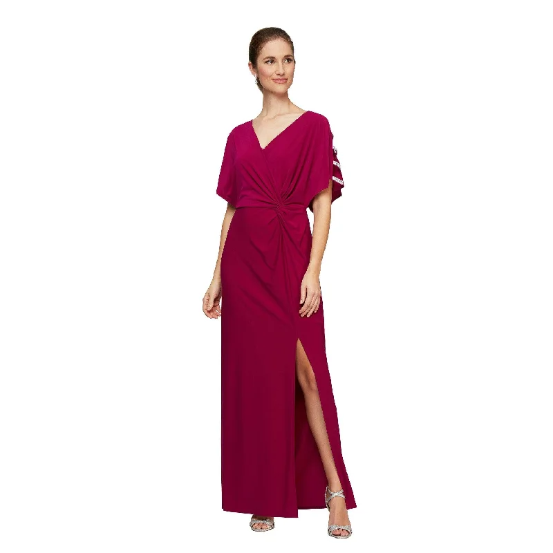 Alex Evenings AE81351544 Long Formal Slit Dress Vintage maxi dresses