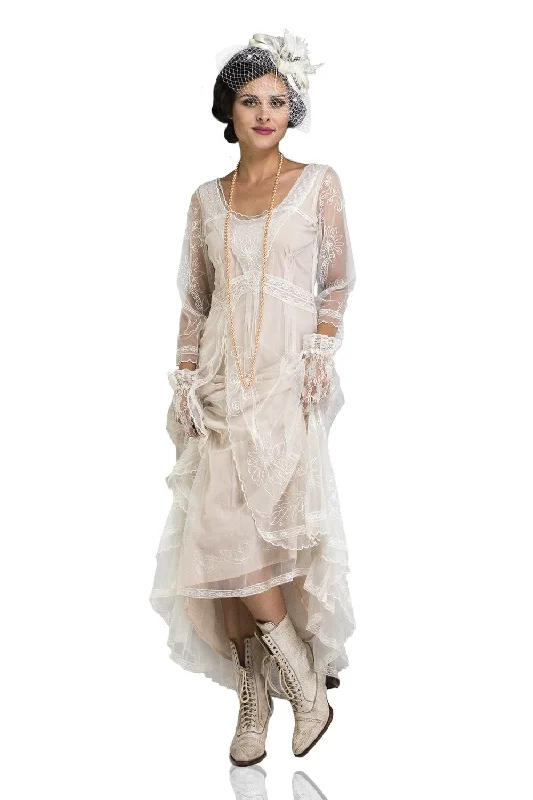 Downton Abbey Tea Party Gown in Ivory by Nataya Fall party dresses