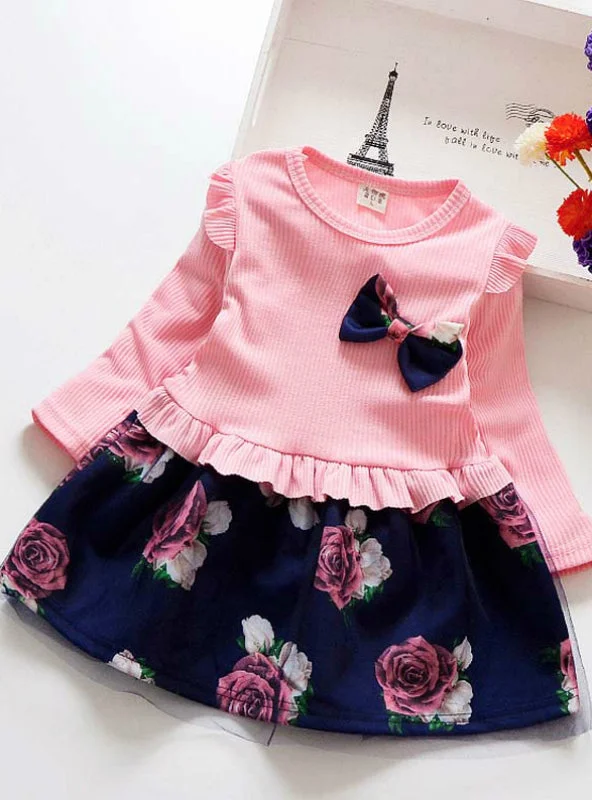 Girls Floral Clothes Children Girl Dress Cotton floral dresses