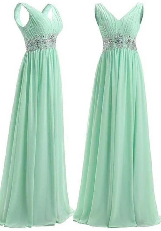 Beading Straps A-Line/Princess Chiffon Prom Dresses Casual unclassified dresses