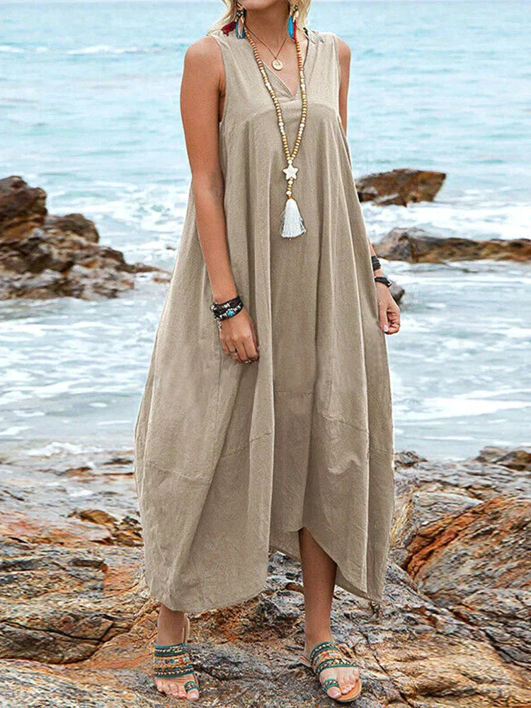 BENA - Summer beach dress Halter unclassified dresses