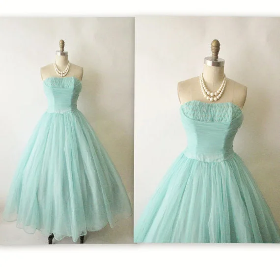 Charming Homecoming Dress, Strapless Homecoming Dress, Prom Dress Mesh unclassified dresses