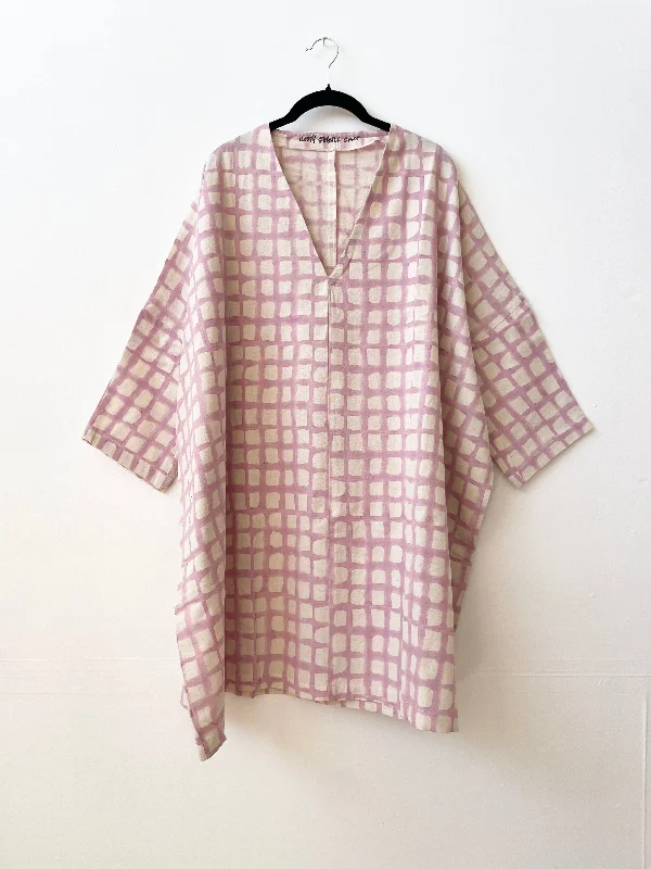 Dress / Tunic Lavender Grid Travel unclassified dresses