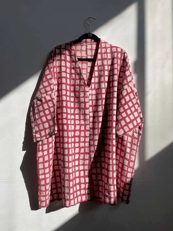 Dress / Tunic Madder & Pink Check Long sleeve unclassified dresses