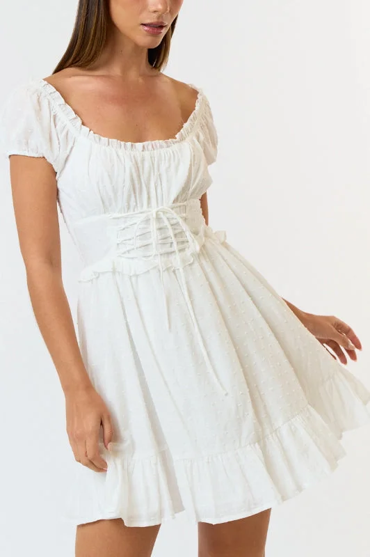 amelia dress - off white High-low unclassified dresses