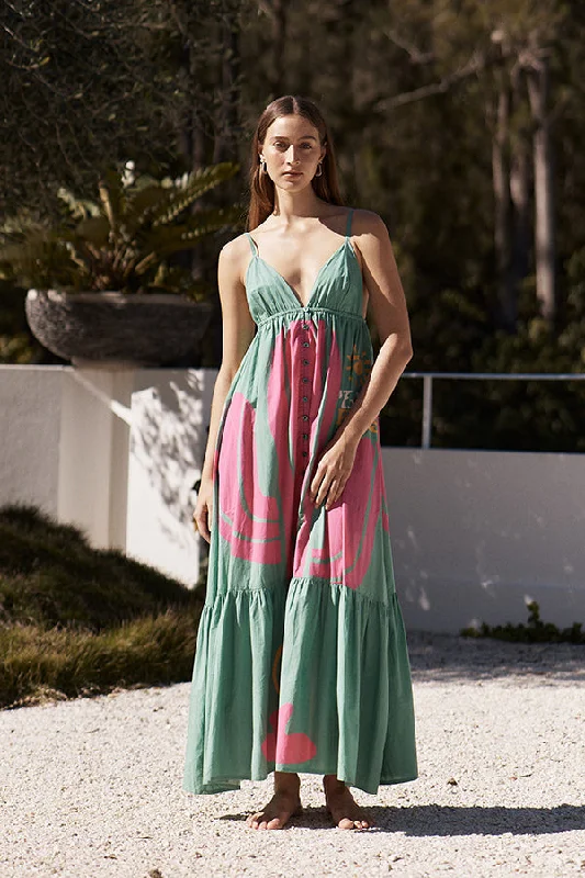 Itami Marini Dress Palma Springs Green Formal unclassified dresses