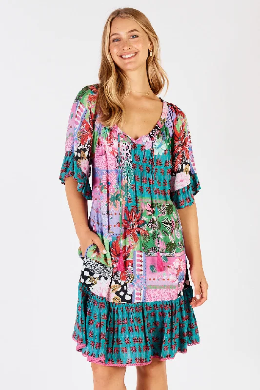 LulaLife Avoca Dress Lagoon Lounge unclassified dresses