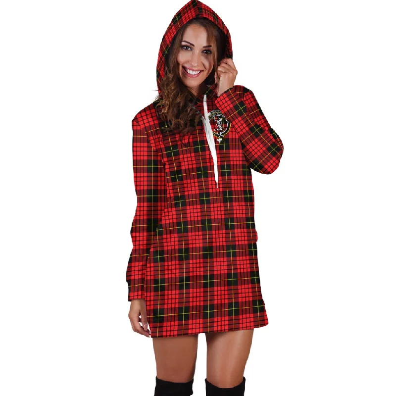 MacQueen Modern Tartan Hoodie Dress with Family Crest Office unclassified dresses