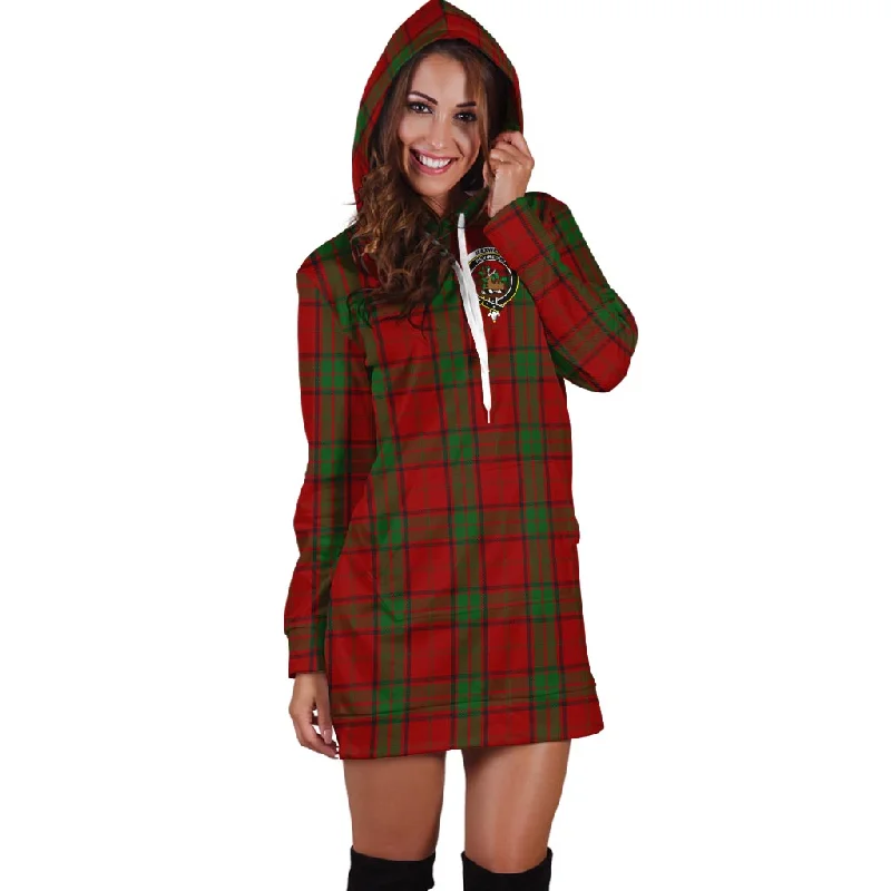 Maxwell Tartan Hoodie Dress with Family Crest Travel unclassified dresses