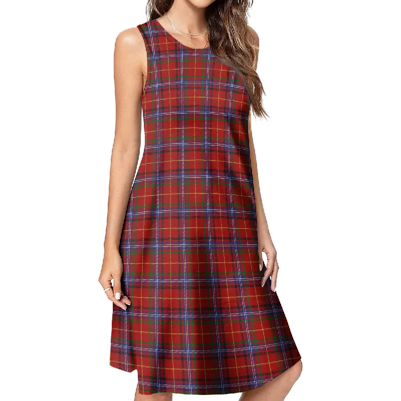 Maynard Tartan Womens Casual Dresses Off-shoulder unclassified dresses