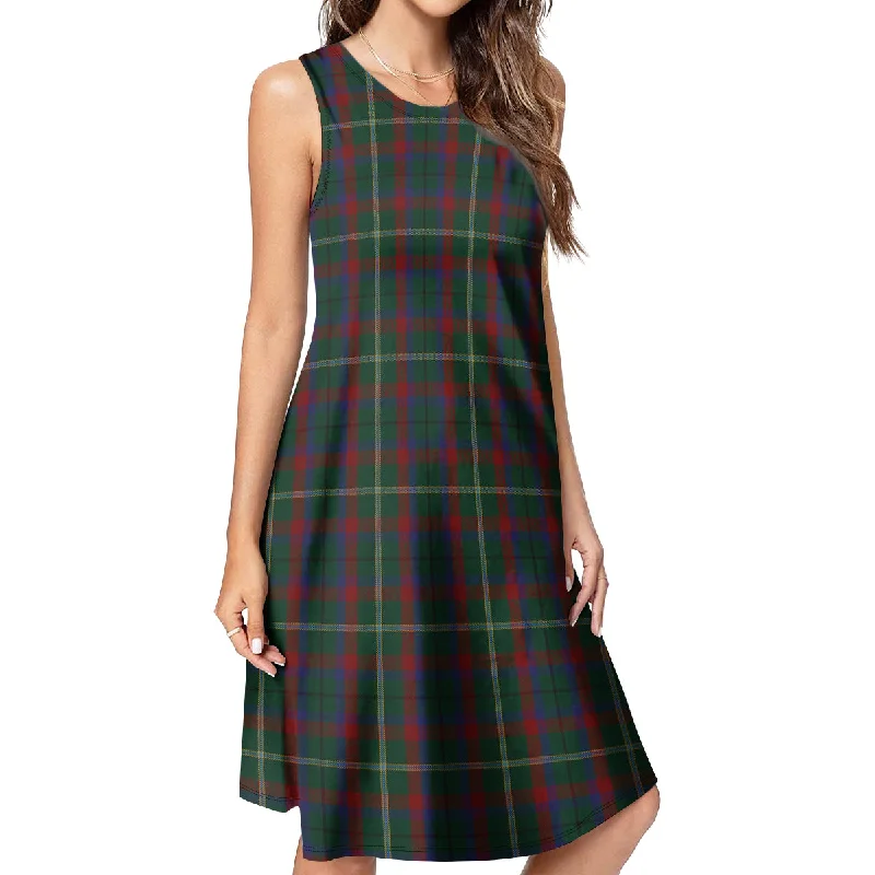 Mayo County Ireland Tartan Womens Casual Dresses Satin unclassified dresses