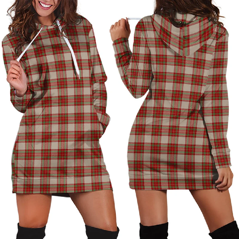 McBrayer Dress Tartan Hoodie Dress Chiffon unclassified dresses