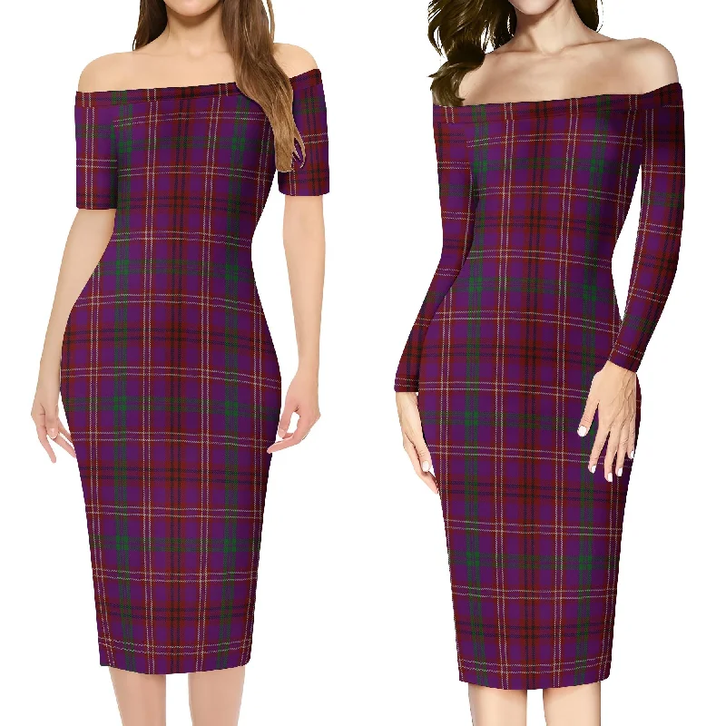 McCall (Caithness) Tartan Off Shoulder Lady Dress Unique unclassified dresses