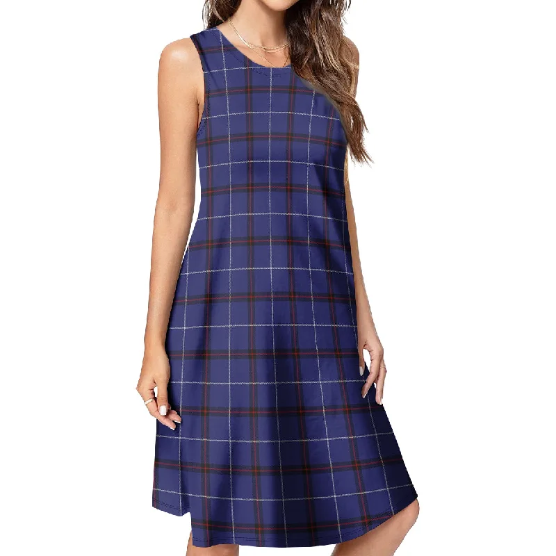 McCallie Tartan Womens Casual Dresses Open-back unclassified dresses