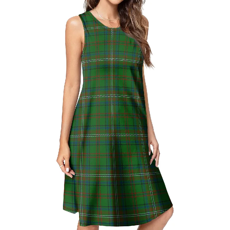 McClure Hunting Tartan Womens Casual Dresses Soft fabric unclassified dresses