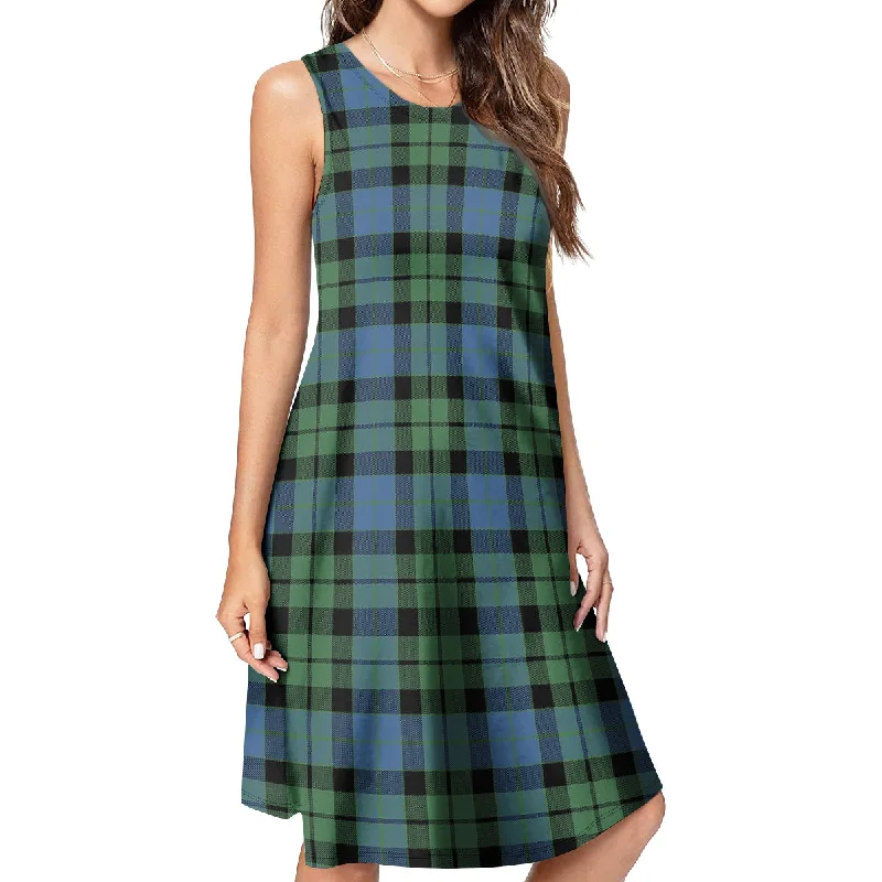 McCoy Ancient Tartan Womens Casual Dresses Halter unclassified dresses