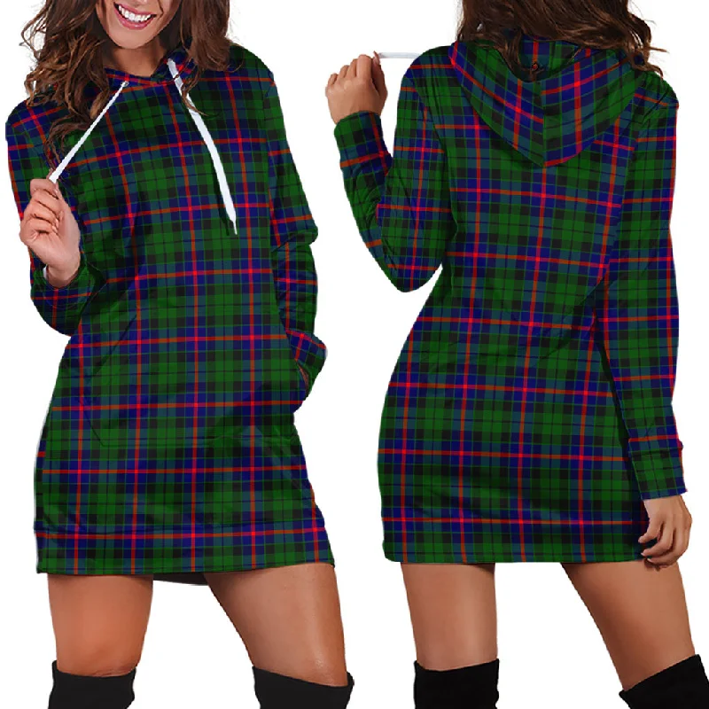 Morrison Modern Tartan Hoodie Dress Denim unclassified dresses