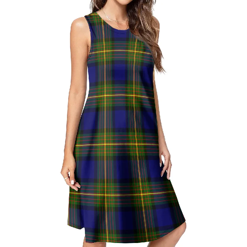 Muir Tartan Womens Casual Dresses Vacation unclassified dresses