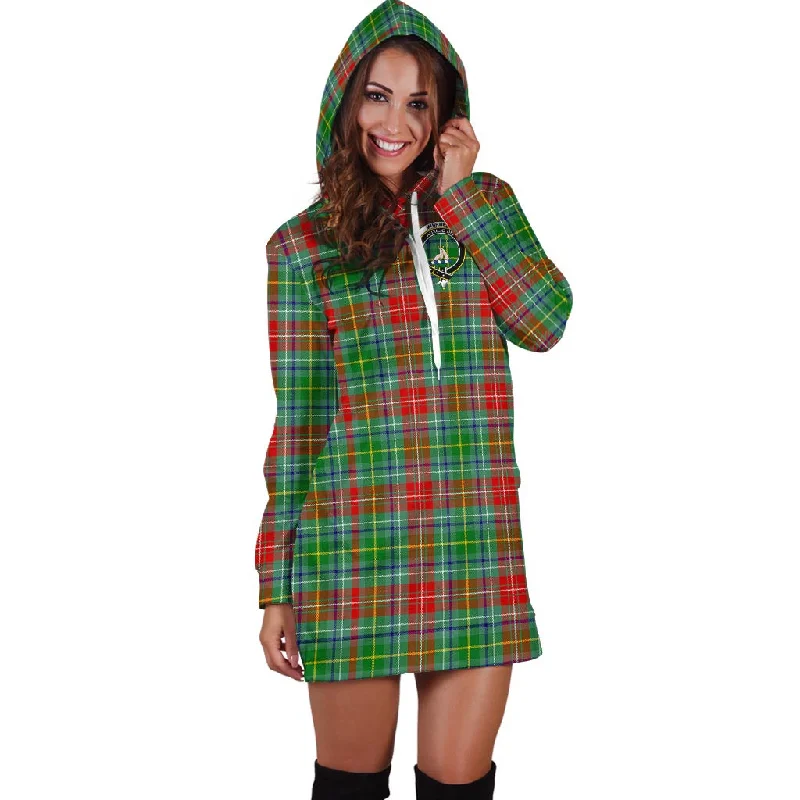 Muirhead Tartan Hoodie Dress with Family Crest Knitted unclassified dresses