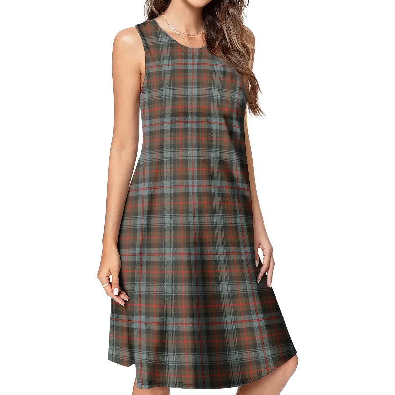 Murray of Atholl Weathered Tartan Womens Casual Dresses Color block unclassified dresses