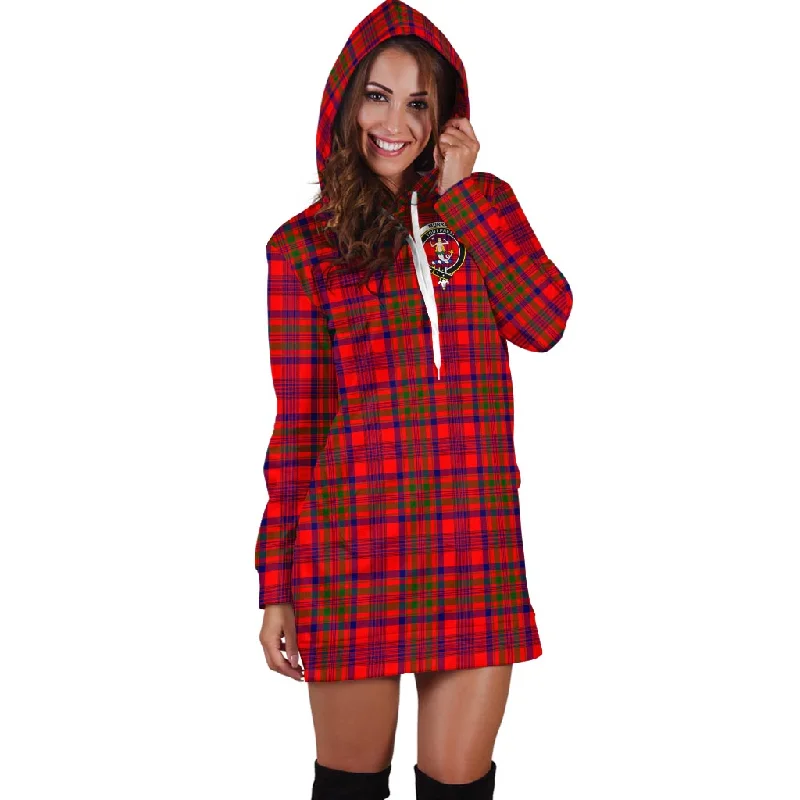 Murray of Tulloch Modern Tartan Hoodie Dress with Family Crest Sexy unclassified dresses