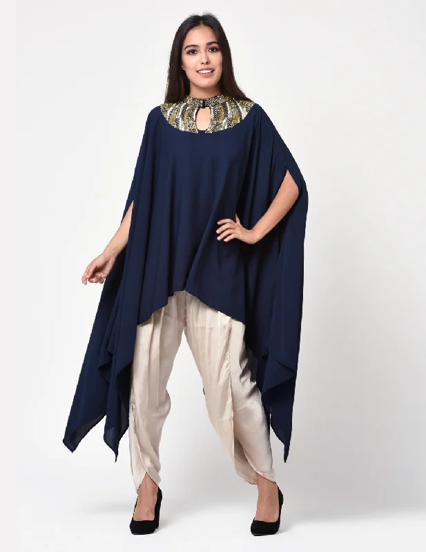 Navy Cleopatra Tunic/Kaftan Stretchy unclassified dresses