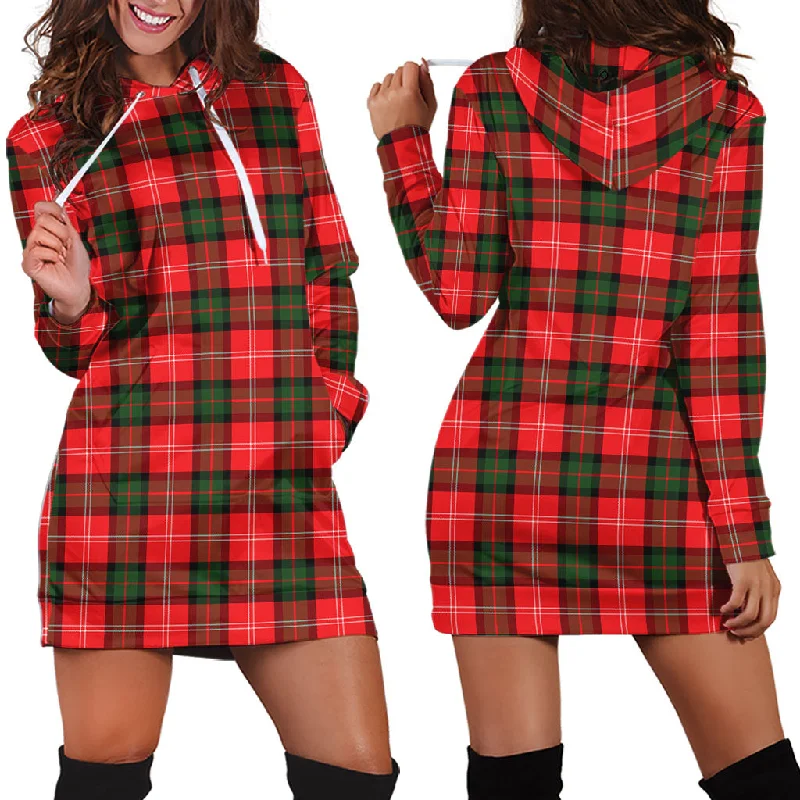 Nesbitt (Nisbet) Tartan Hoodie Dress Neutral tone unclassified dresses