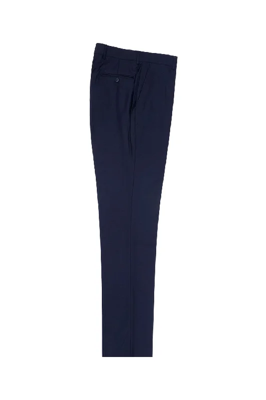 New Blue Flat Front Slim Fit Pure Wool Dress Pant Wedding guest unclassified dresses