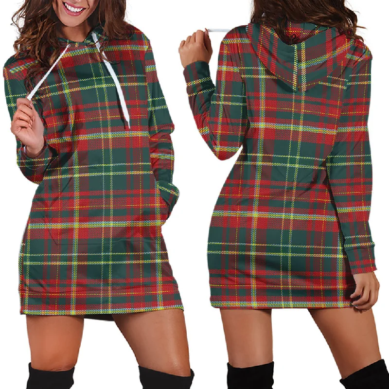 New Brunswick Province Canada Tartan Hoodie Dress High-low unclassified dresses