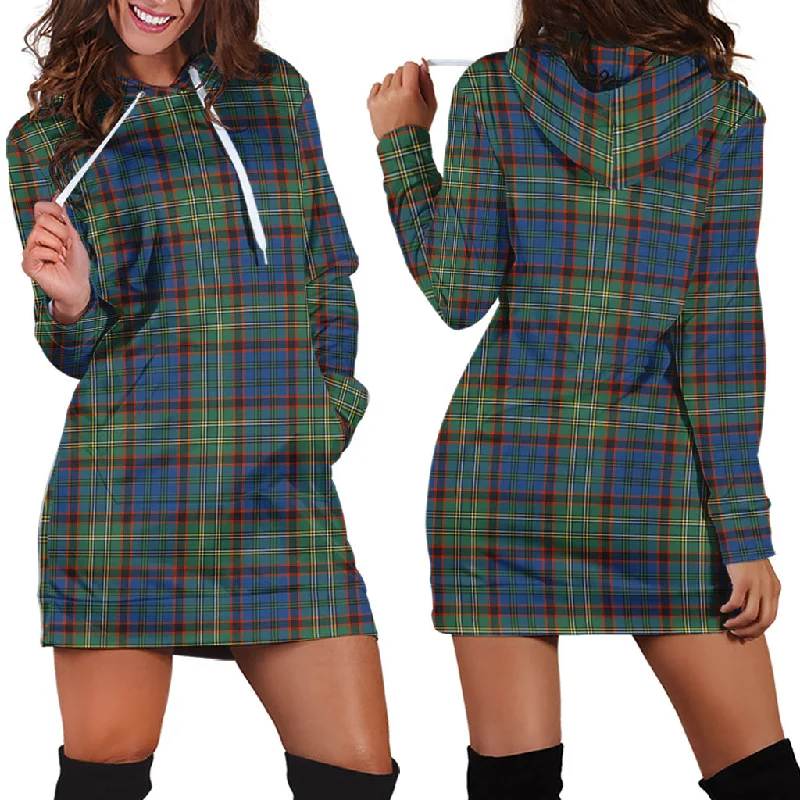 Nicolson Hunting Ancient Tartan Hoodie Dress Comfortable unclassified dresses