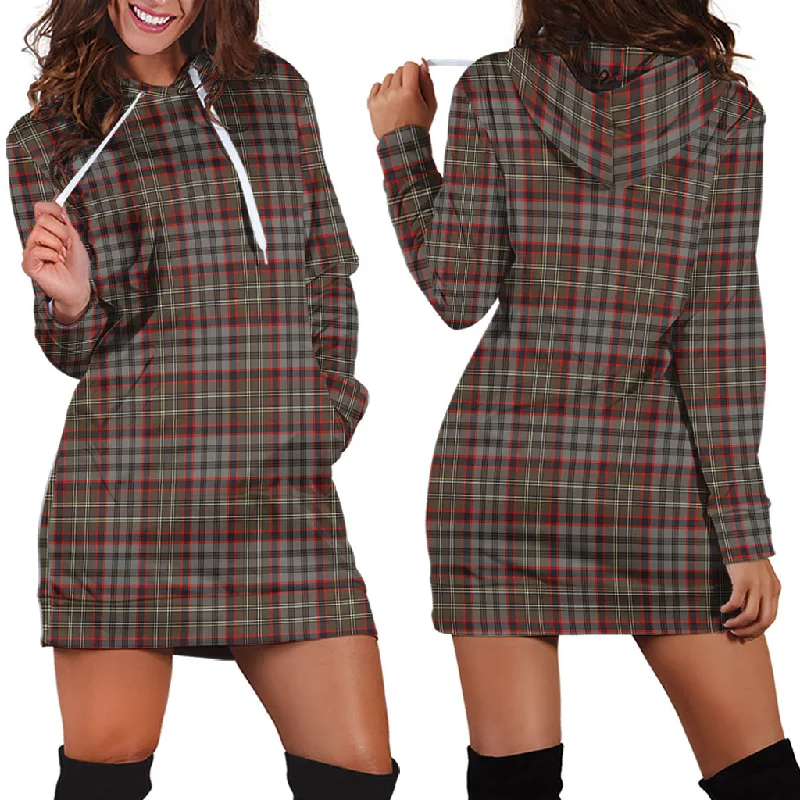 Nicolson Hunting Weathered Tartan Hoodie Dress Lightweight unclassified dresses