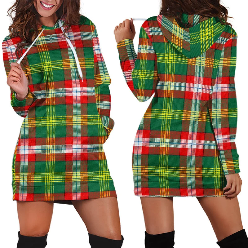 Northwest Territories Canada Tartan Hoodie Dress Long unclassified dresses