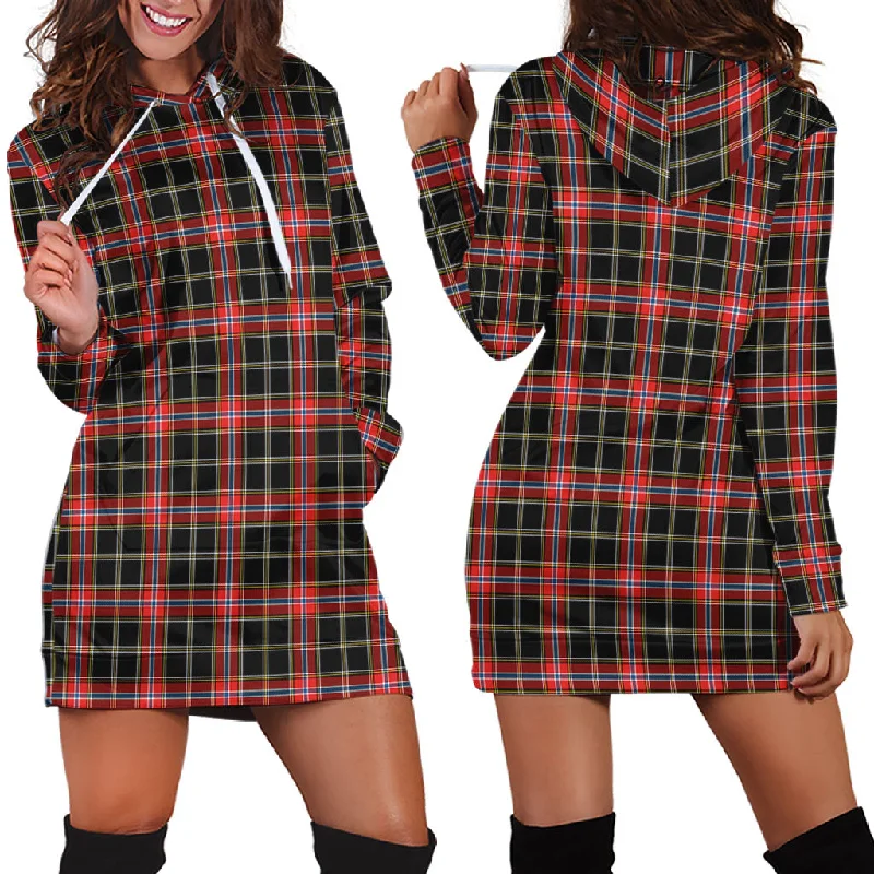 Norwegian Night Tartan Hoodie Dress Velvet unclassified dresses