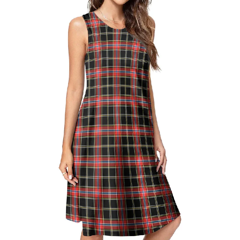 Norwegian Night Tartan Womens Casual Dresses Stretchy unclassified dresses