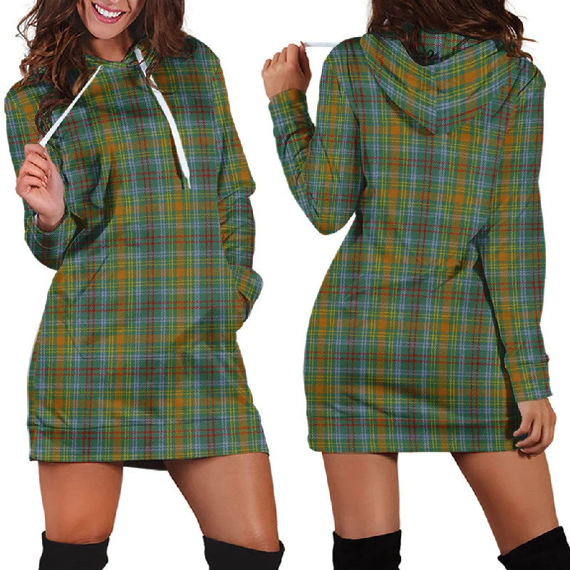 O'Brien Tartan Hoodie Dress Earthy tone unclassified dresses