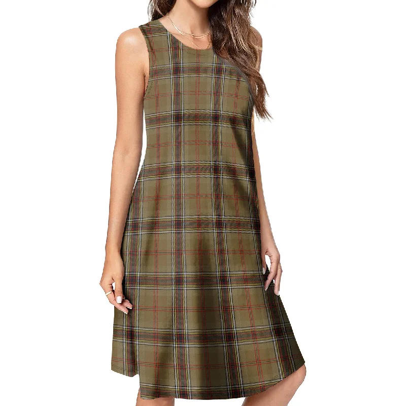 O'Keefe Tartan Womens Casual Dresses Backless unclassified dresses