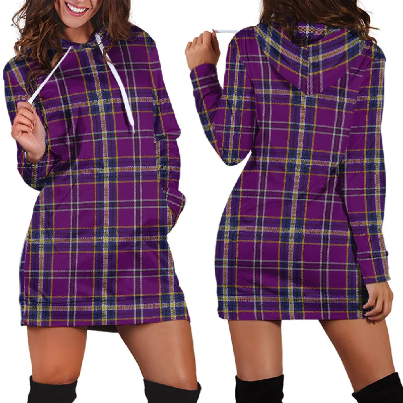 O'Riagain Tartan Hoodie Dress Stretchy unclassified dresses