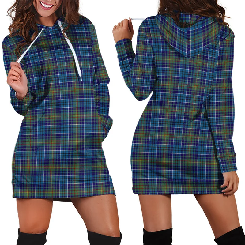 O'Sullivan Tartan Hoodie Dress Designer unclassified dresses