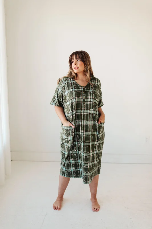 Pine Plaid | COCOON Mesh unclassified dresses