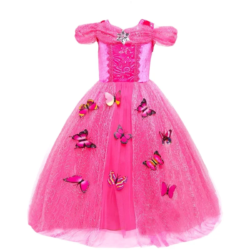 Pink Butterfly Princess Costume Date night unclassified dresses