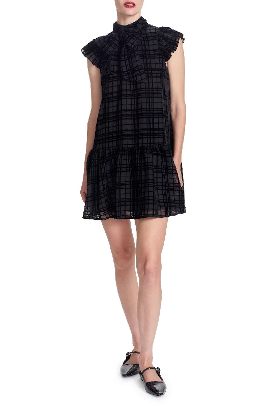 ROANNE DRESS- Velvet Plaid Beach unclassified dresses