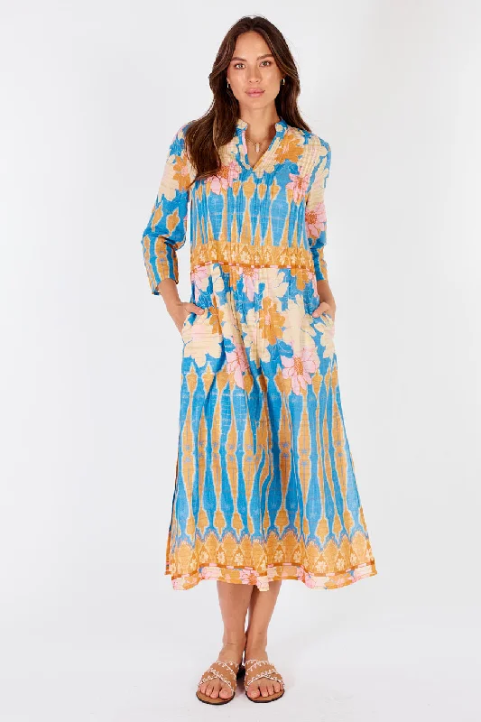 Rubyyaya Lucido Kaftan Blue Chic unclassified dresses