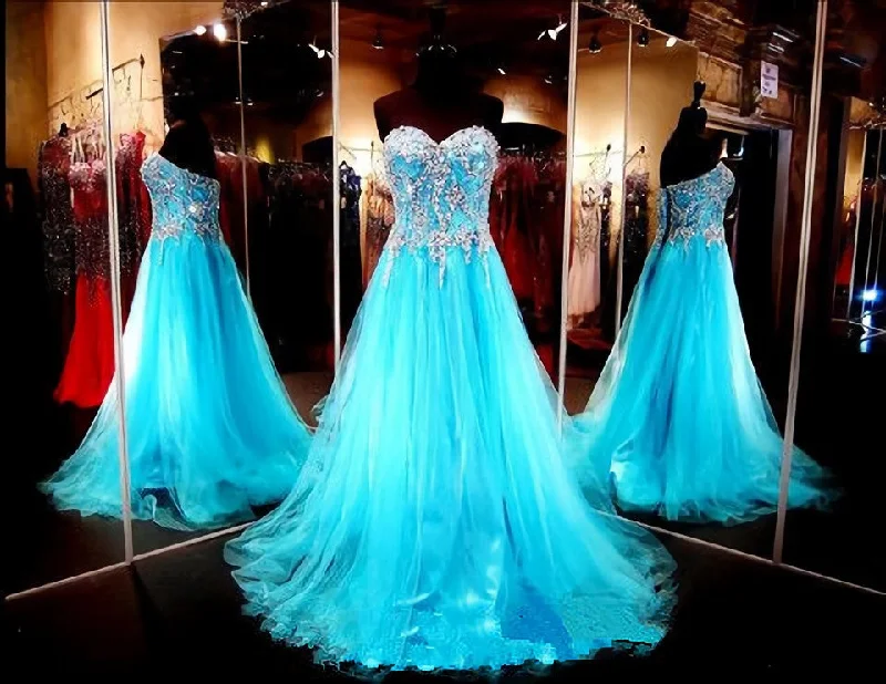 Sweetheart Beaded Illusion Fashion New Style Evening Dresses Boho unclassified dresses